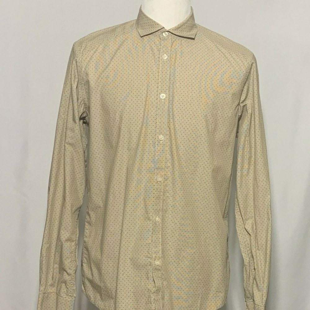 Plectrum by Ben Sherman Tan Polka Dot XL